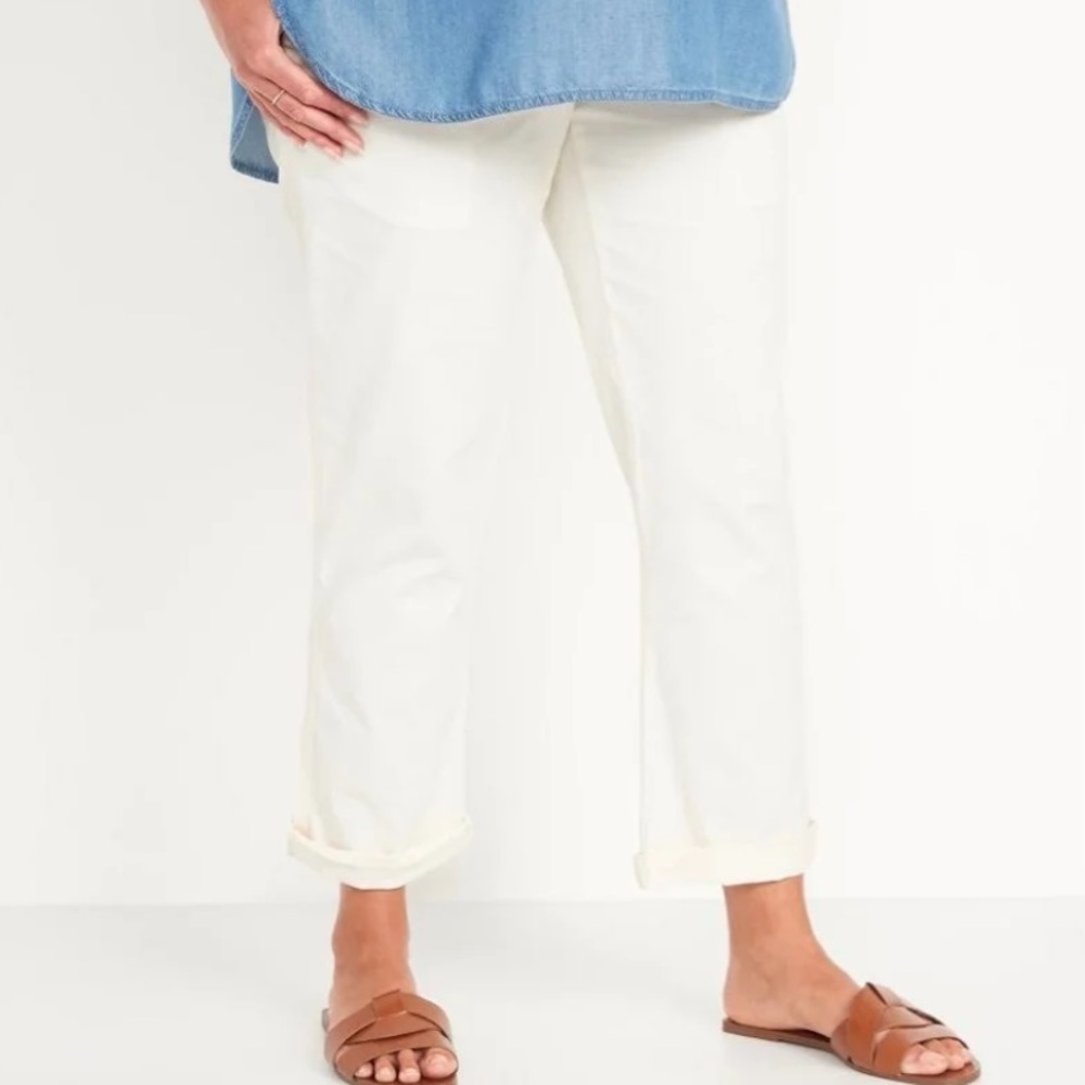 Old Navy Maternity Rollover-Waist OGC Chino Pants